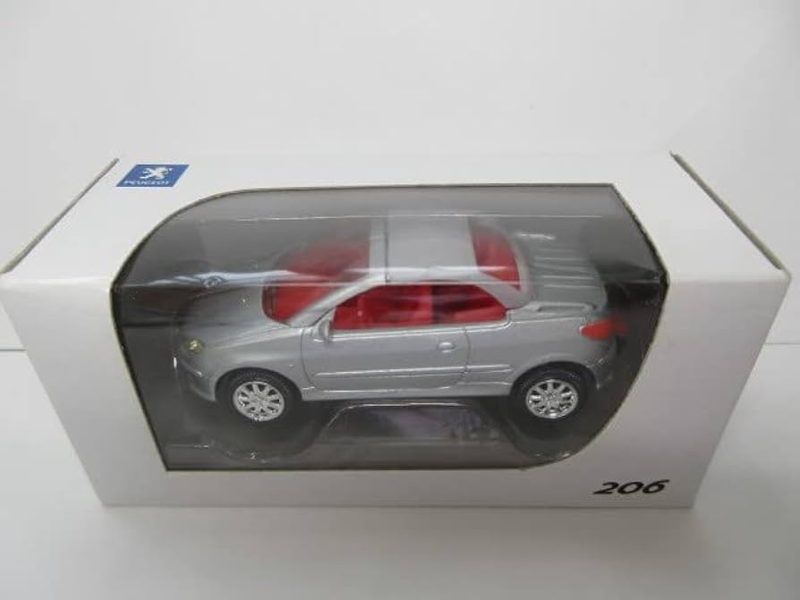 WELLY プジョー 206cc 1/18 ダイキャストモデルカー レア 1:18 Peugeot 206 CC - Welly [Unboxing] - YouTube